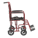 drive Transport Chair, Red, 17-Inch Seat Width (Each)