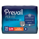 First Quality Products LLC Prevail Per-Fit Men Adult Moderate Absorbent Underwear, Medium, White (80/CS) 
