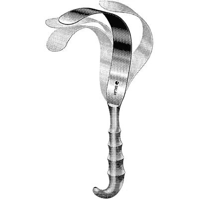 Sklar Zalkind Lung Retractor - 12", 2" Width Blade - 55-7220
