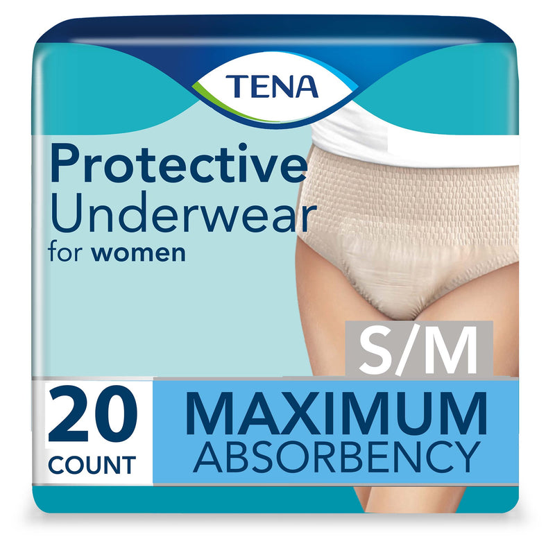 Essity HMS North America Inc Tena ProSkin Maximum Absorbent Underwear for Women, Small / Medium (80/CS) 