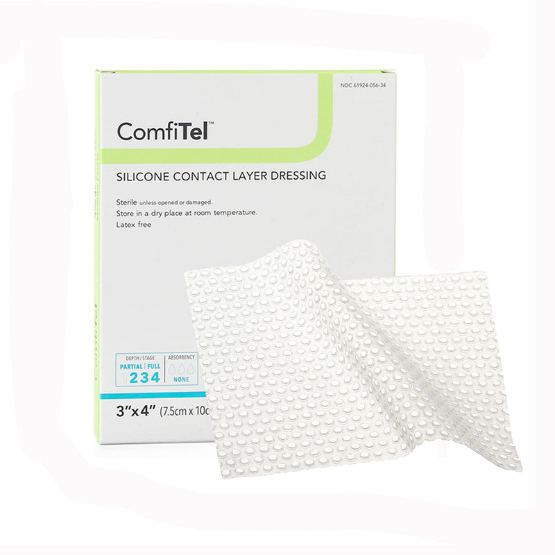 Wound Contact Layer Dressing ComfiTel 3 X 4 Inch Sterile (Box of 10)