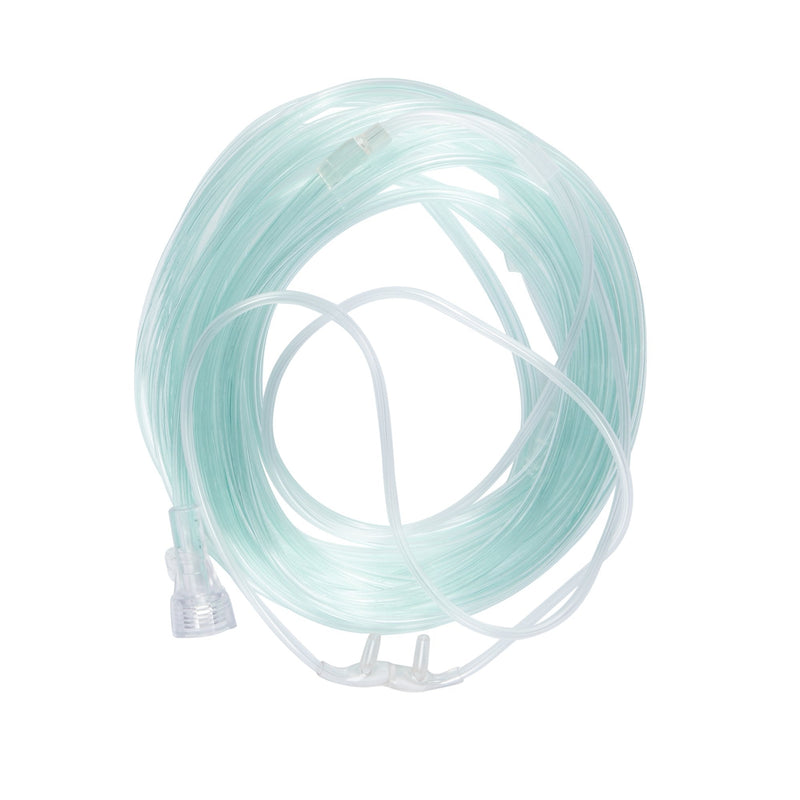 ETCO2 Nasal Cannula McKesson Adult Curved Prongs 14 Foot Tubing Low Flow Rate 