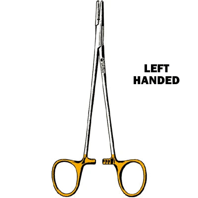 Sklar TC Crile-Wood Needle Holder - 6", Serrated, Left-Handed - 21-9030