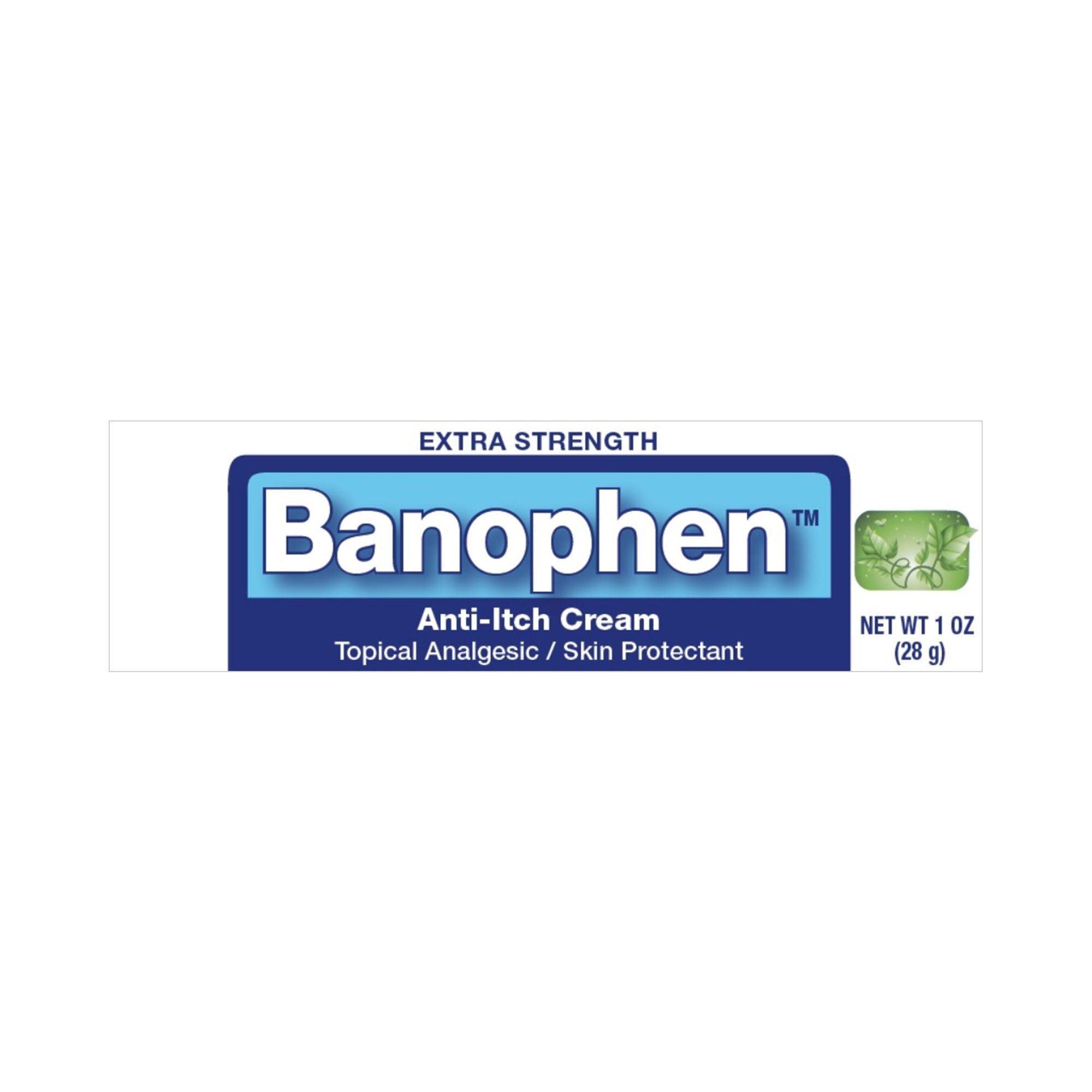 Banophen Diphenhydramine HCl / Zinc Acetate Itch Relief, 1 ounce tube (Each) 
