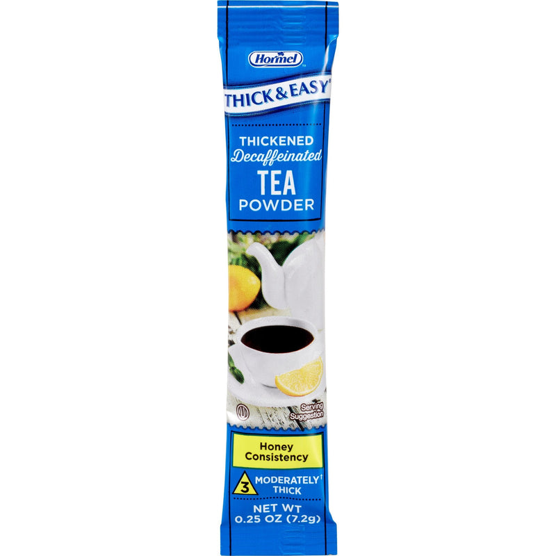 Thick & Easy Decaffeinated Tea Honey Consistency Thickened Beverage (Case of 72) 