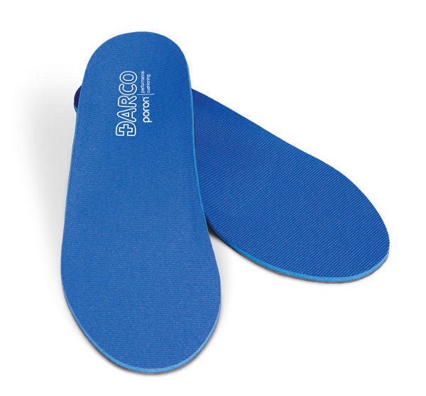 Orthotic Insole DARCO ProMotion Plus Shock Absorption EVA / Polyester / Polypropylene / Poron Women 13 to 13.5 / Men 11 to 11.5 Black / Blue (Case of 12) 