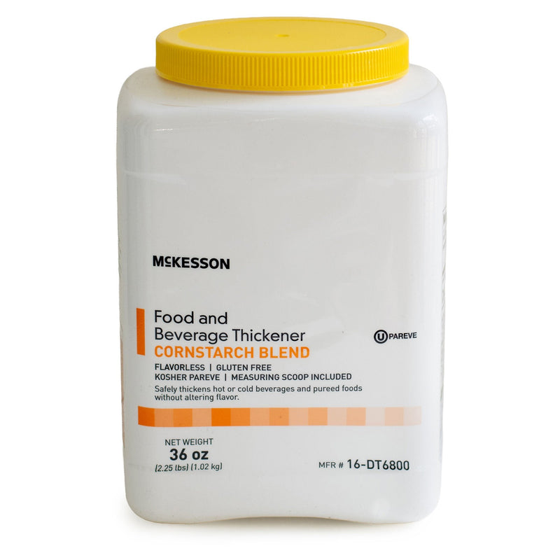 Food and Beverage Thickener McKesson 36 oz. Canister Unflavored Powder IDDSI Level 0 Thin (Case of 6) 
