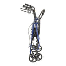drive Steel Rollator with 6 Inch Wheels, Blue (Each)