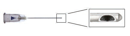 Aesthetic Microcannula SteriGlide Flexible 1 Inch Length 30 Gauge Regular Wall Without Safety 