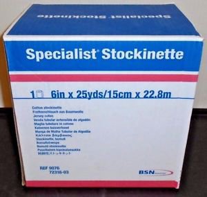 STOCKINETTE 6INX25YD 6RL/CS