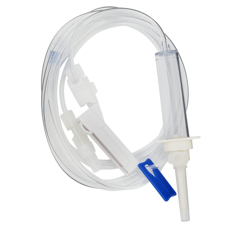 IV Pump Set Z-800 Pump 1 Port 20 Drops / mL Drip Rate Without Filter 105 Inch Tubing Solution 