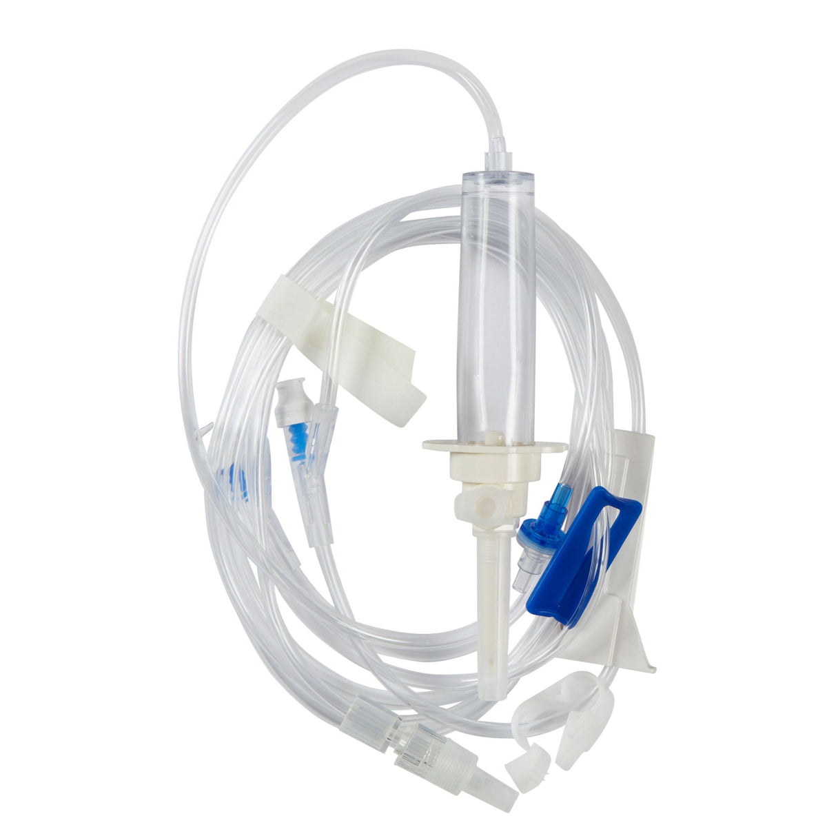 IV Pump Set Z-800 Pump 2 Ports 20 Drops / mL Drip Rate Without Filter 105 Inch Tubing Solution (Case of 50)