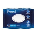 Prevail Personal Cleansing Wipe, Soft Pack, Aloe, Vitamin E, 8 x 12 Inch (Case of 12 Packs)