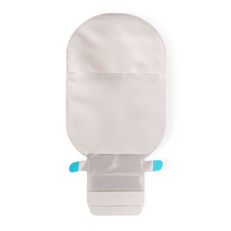 Ostomy Pouch SenSura Mio Standard Wear One-Piece System Convex, Pre-Cut Opaque Gray 1 Inch Stoma Drainable (Box of 10)