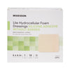 McKesson Lite Hydrocellular Foam Dressing w/ Silicone Adhesive w/o Border, 6 x 6 (Case of 200)
