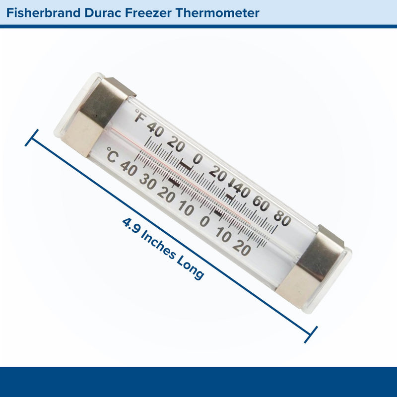 PANTek Technologies LLC Fisherbrand Dual-Scale Refrigerator / Freezer Thermometer, -40° to +80° F 