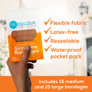 TruColour Brown Adhesive Strip, 1 x 3 Inch (30/PK)