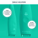 Foreo Inc ISSA baby Soft Silicone Sonic Toothbrush, Kiwi Green Panda 
