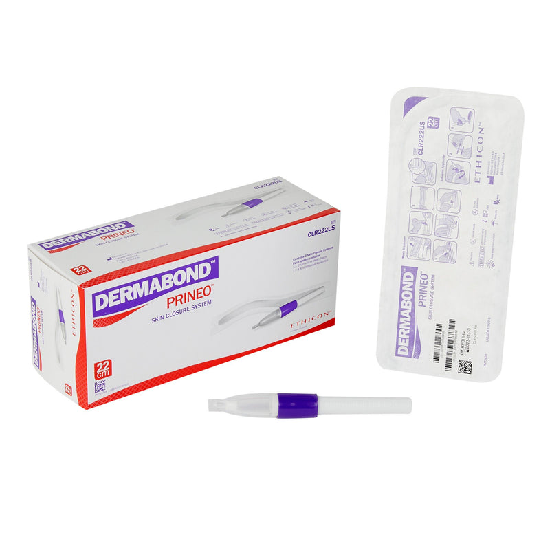 Skin Closure System Dermabond Prineo 2.9 mL Liquid Applicator Tip 2-Octyl Monomer Adhesive (Box of 2)