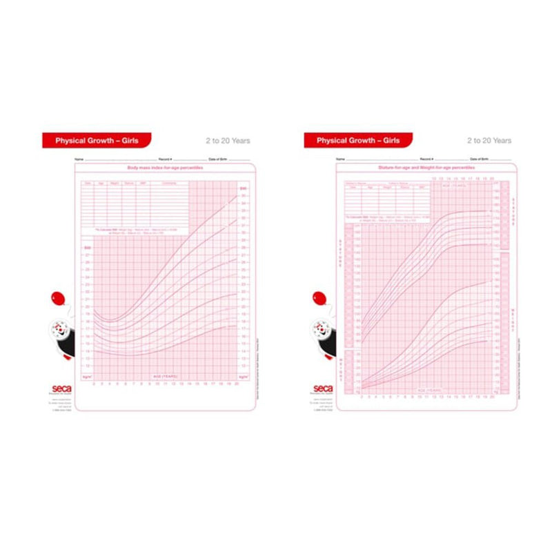 Seca Growth Chart (Pack of 100)