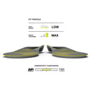 Runner Orthotic Insole Run High Arch Foam Junior 2.5 to 4 / Women 4.5 to 6 Citron (Each)
