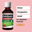 Glaxo Consumer Products Robitussin Adult Cough + Chest Congestion DM Liquid Maximum Strength, 8 ounces 