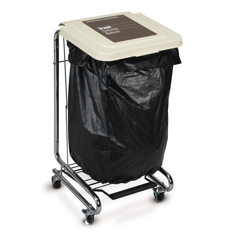 Hamper Stand Premier Rolling Square 30 to 3 gal. Foot Pedal Self-Closing Lid (Case)
