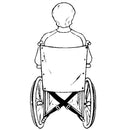 SkiL-Care Econo-Belt Wheelchair Safety Belt, 2 x 50 Inch, Black (Each)