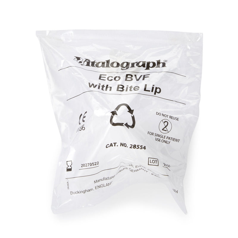 Vitalograph Medical Eco BVF Filter BVF with Plastic Bite Lip (75) For MediSoft and Office Spirometers (75/BX) 