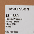 McKesson Brand McKesson Nonsterile White Procedure Towels, 13 x 18 Inch (500/CS) 