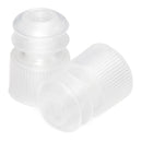 McKesson Flanged Plug Cap, Colorless, Polyethylene, for 12 mm Tubes (Bag of 1000)