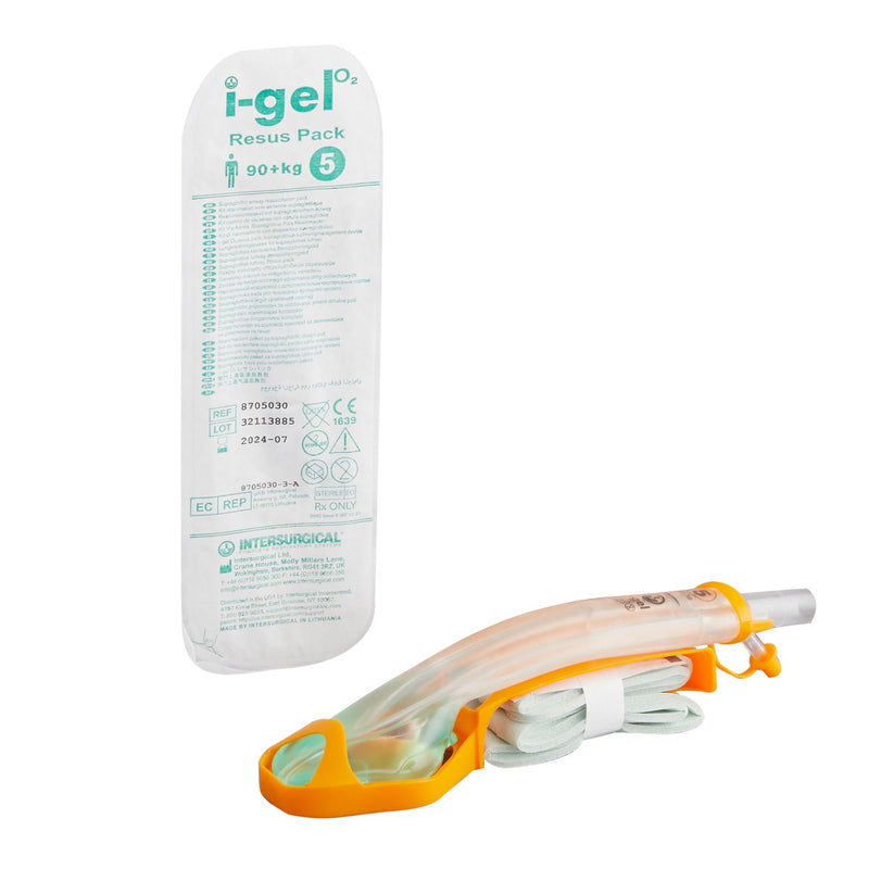 Supraglottic Airway I-gel Size 5 Silicone Single Patient Use Sterile (Case of 6)