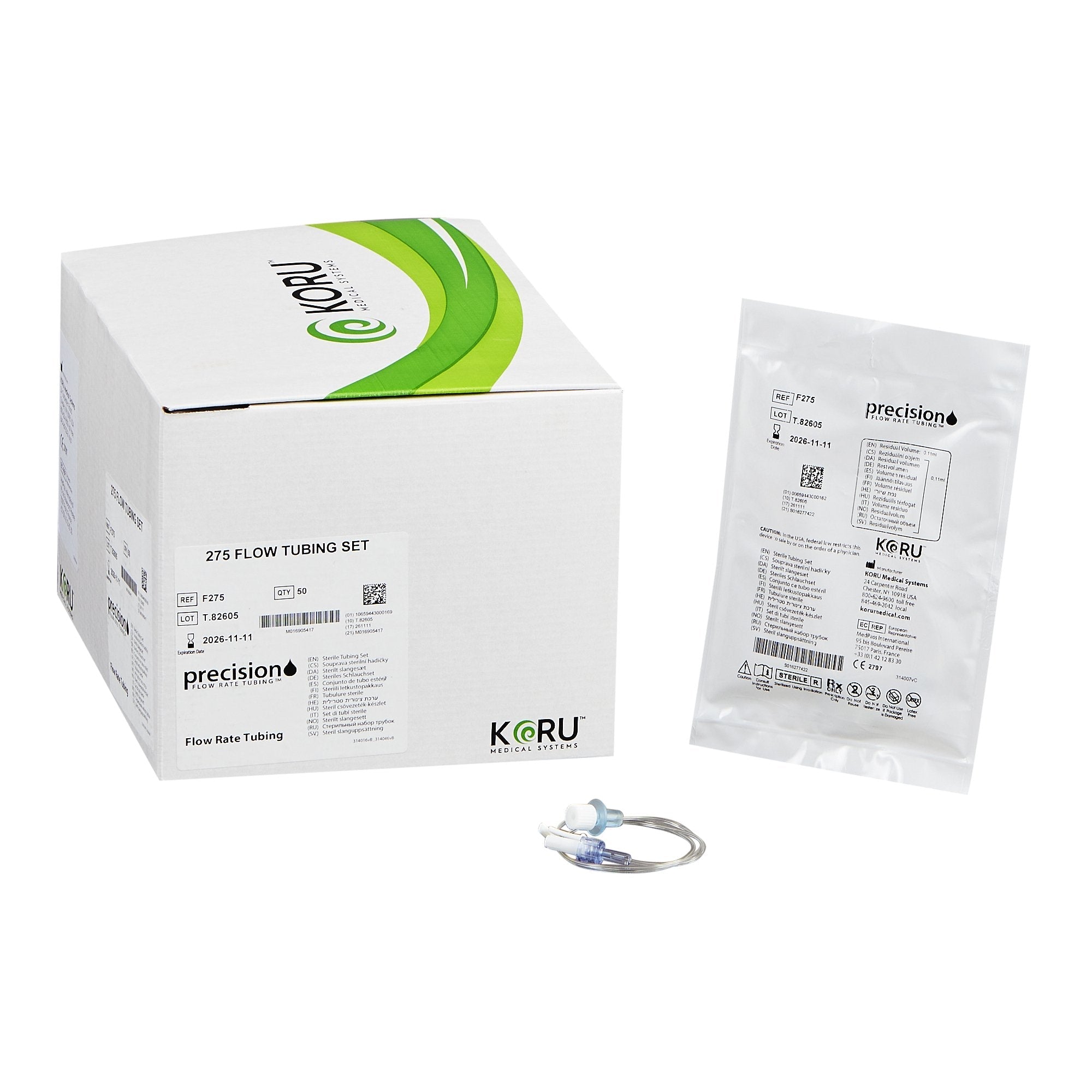 Flow Rate Tubing Precision Flow Rate Tubing Freedom Syringe Infusion System 
