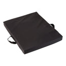 Mabis Healthcare Mabis Wheelchair Seat Cushion, Black, 16 D x 20 W x 2 H in. 