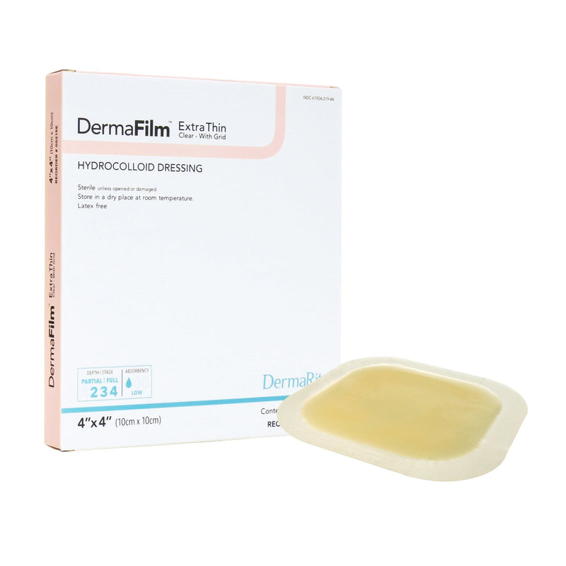 Sion Brands LLC DermaFilm Hydrocolloid Dressing, 4 x 4 Inch (10/BX) 