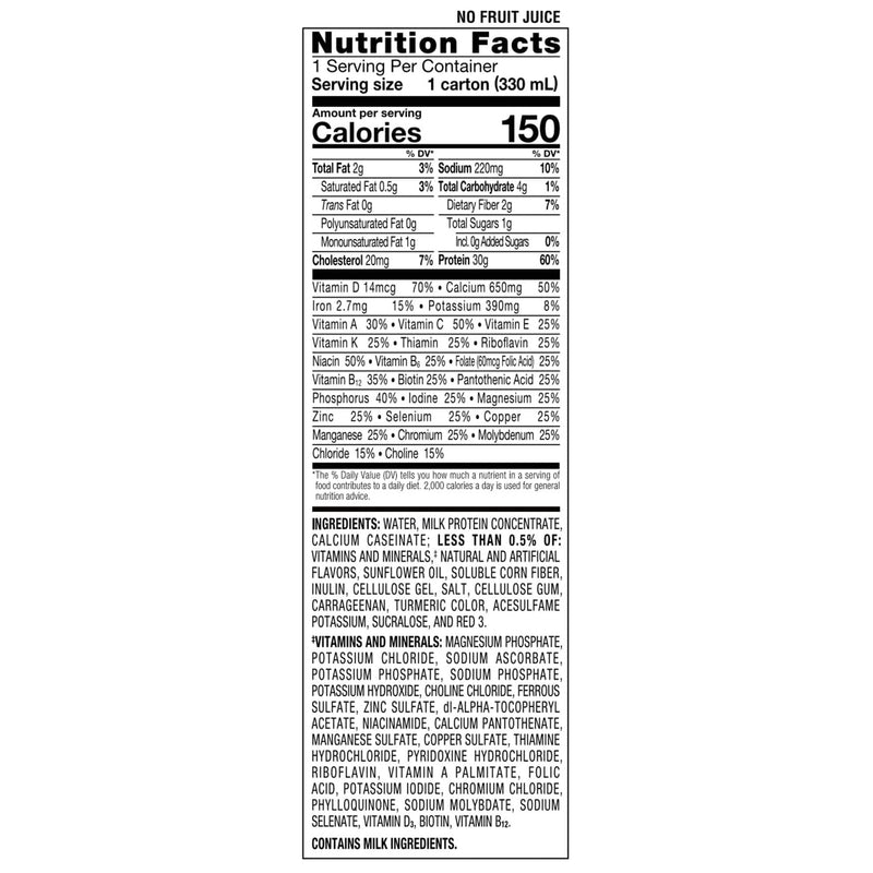Abbott Nutrition Ensure Max Protein Nutrition Shake, Peach, 11-ounce carton (12/CS) 