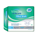 Total Dry X-Plus Ultra Absorbent Incontinence Brief, Extra Large (Case of 48)