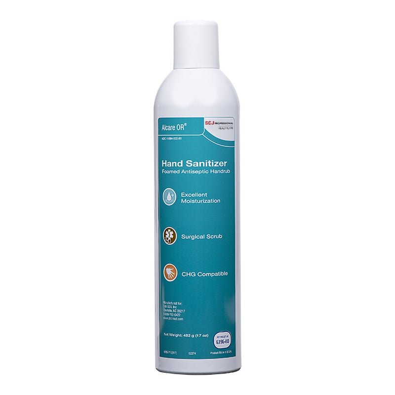 SC Johnson Professional USA Inc Alcare OR Ethyl Alcohol Foamed Antiseptic Handrub, Aerosol Can (12/CS) 