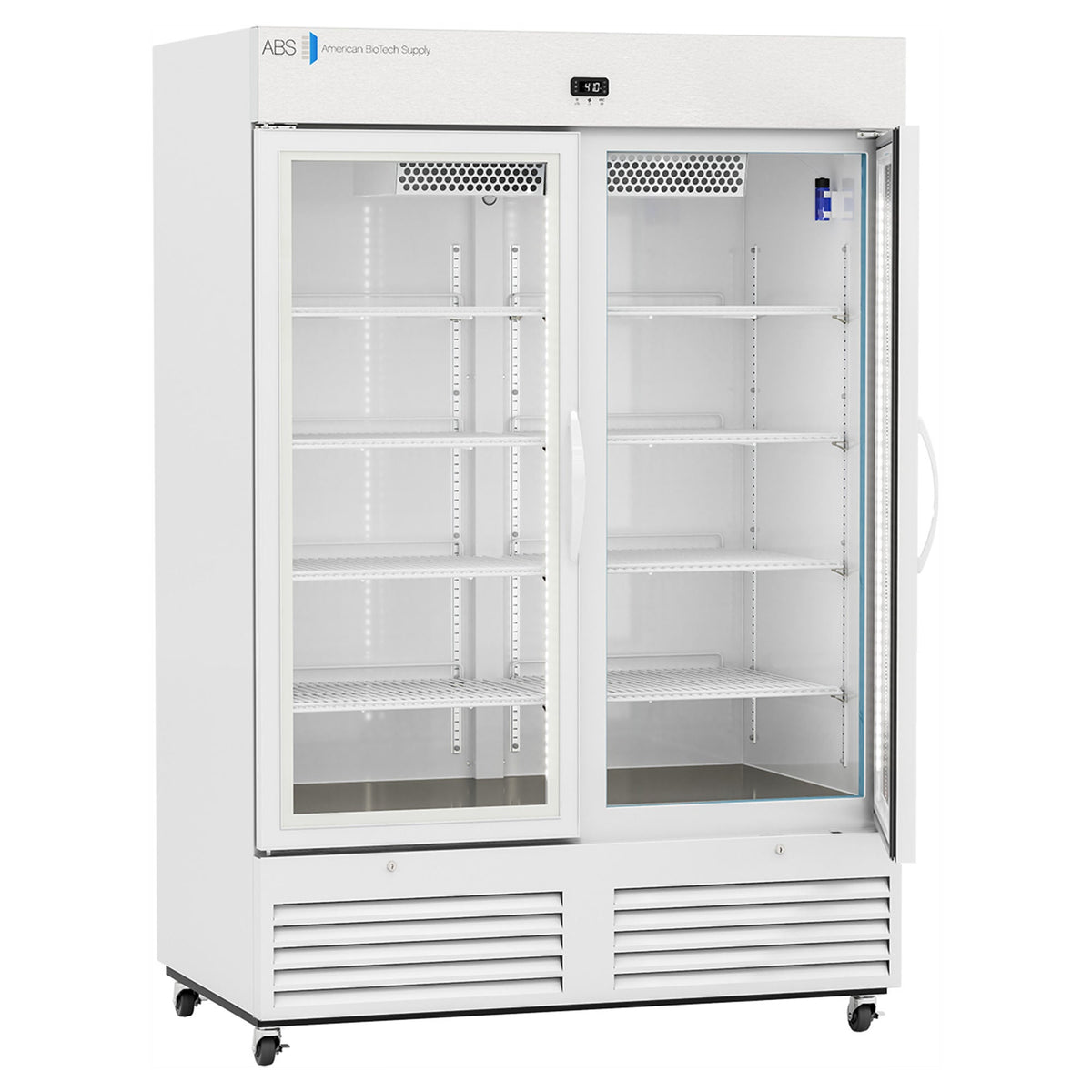 Upright Refrigerator ABS Pharmaceutical 49 cu. ft. 2 Glass Swing Doors Cycle Defrost (Each)