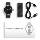 Withings ScanWatch 2 Smart Watch, 38mm, Black (Each) 