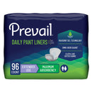 First Quality Products LLC Prevail Daily Pant Liners Moderate Absorbency Incontinence Liner, 28 Inches (96/CS) 