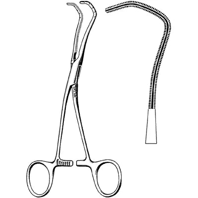 Sklar Cooley Anastomosis Clamp (CensiTrac Marked) - 6-1/2" - 52-6960c 