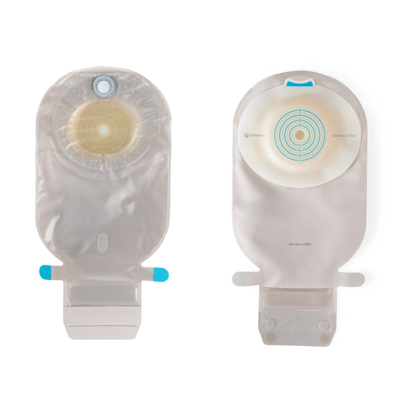 Coloplast SenSura Mio Convex 1-Piece Transparent Ostomy Pouch, 10 – 50mm Stomas (10/BX) 