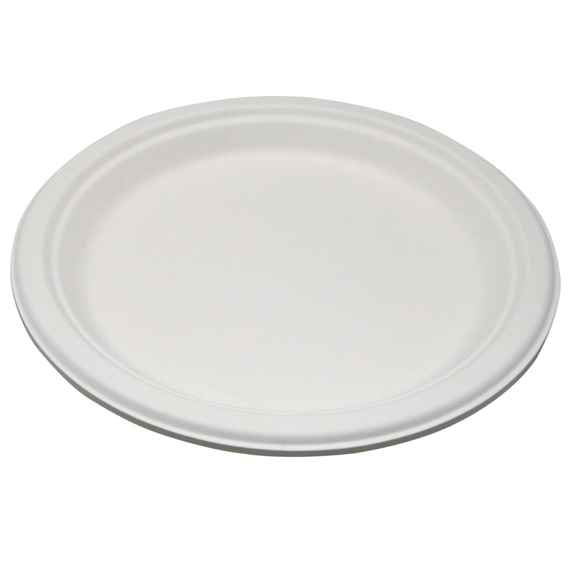Plate Medd Max Molded Fiber White Single Use (Case of 500)
