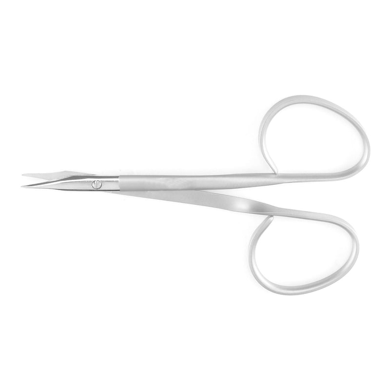 Operating Scissors McKesson Argent Gradle 3-3/4 Inch Length OR / Surgical Grade Stainless Steel NonSterile Finger Ring Handle Slightly Curved Sharp Tip / Sharp Tip (Each)