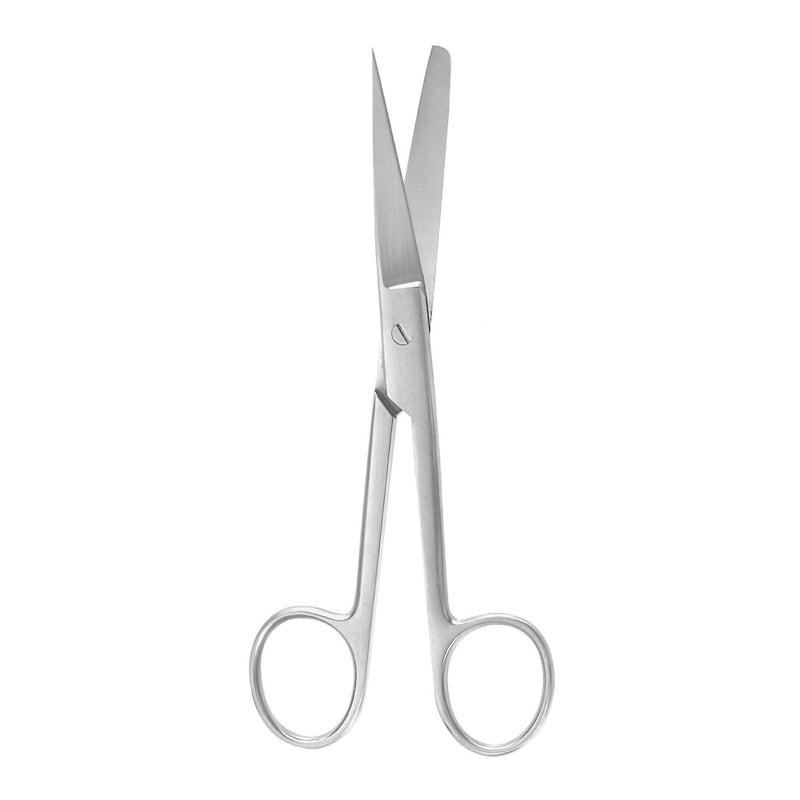 Operating Scissors McKesson Argent 5 Inch Length Surgical Grade Stainless Steel Finger Ring Handle Straight Sharp Tip / Blunt Tip (Each)