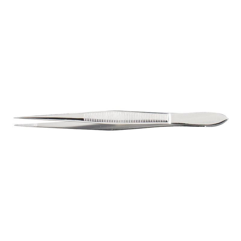 Splinter Forceps McKesson Argent 4 Inch Length OR / Surgical Grade German Stainless Steel NonSterile NonLocking Thumb Handle Straight Pointed Tips 