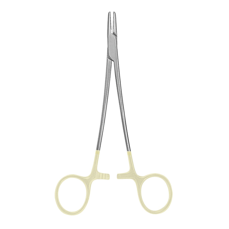 Needle Holder McKesson Argent Mayo-Hegar 5 Inch Length Serrated Jaws Finger Ring Handle 