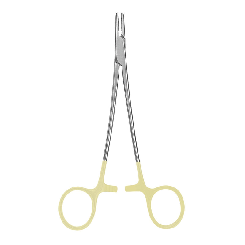 Needle Holder McKesson Argent Mayo-Hegar 6 Inch Length Serrated Jaws Finger Ring Handle 