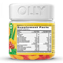 Olly Kids Multivitamin Gummy Worms Sour Fruity Punch (Bottle of 70)